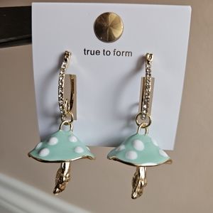 True to Form Mushroom Dangle Earrings 🍄